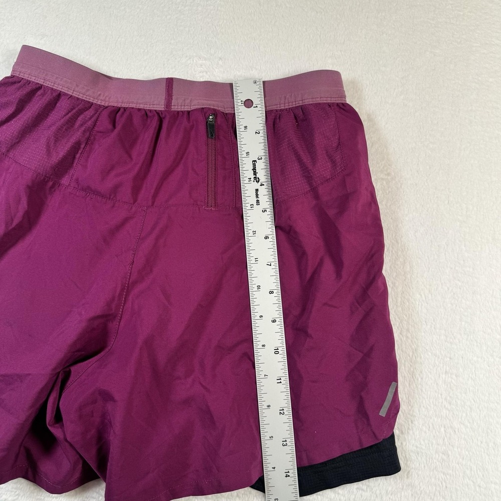 Nike Dri-FIT Running Shorts Mens Small Purple 6 In Inseam Reflective Athletic - Picture 5 of 7